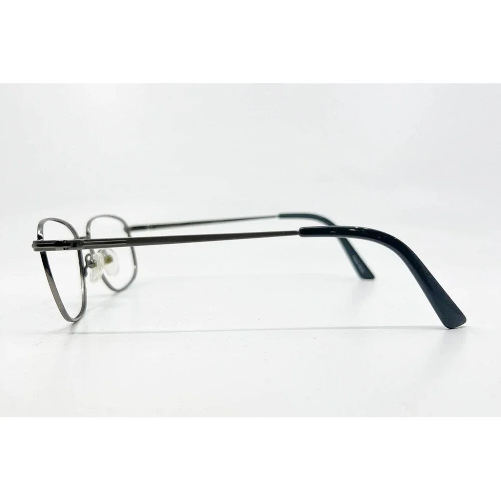 Adolfo Colonel Gun Eyeglasses Mens Gunmetal Gray Used Metal Frame 53-16-140